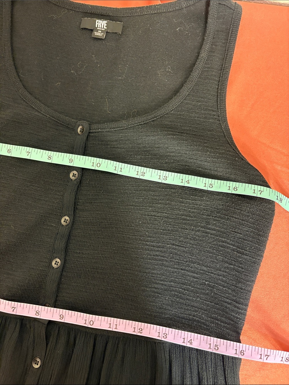 Frye - Comfy Black Sleeveless Button-Front Maxi Dress w/ Pockets 🎉 - Picture 8 of 11